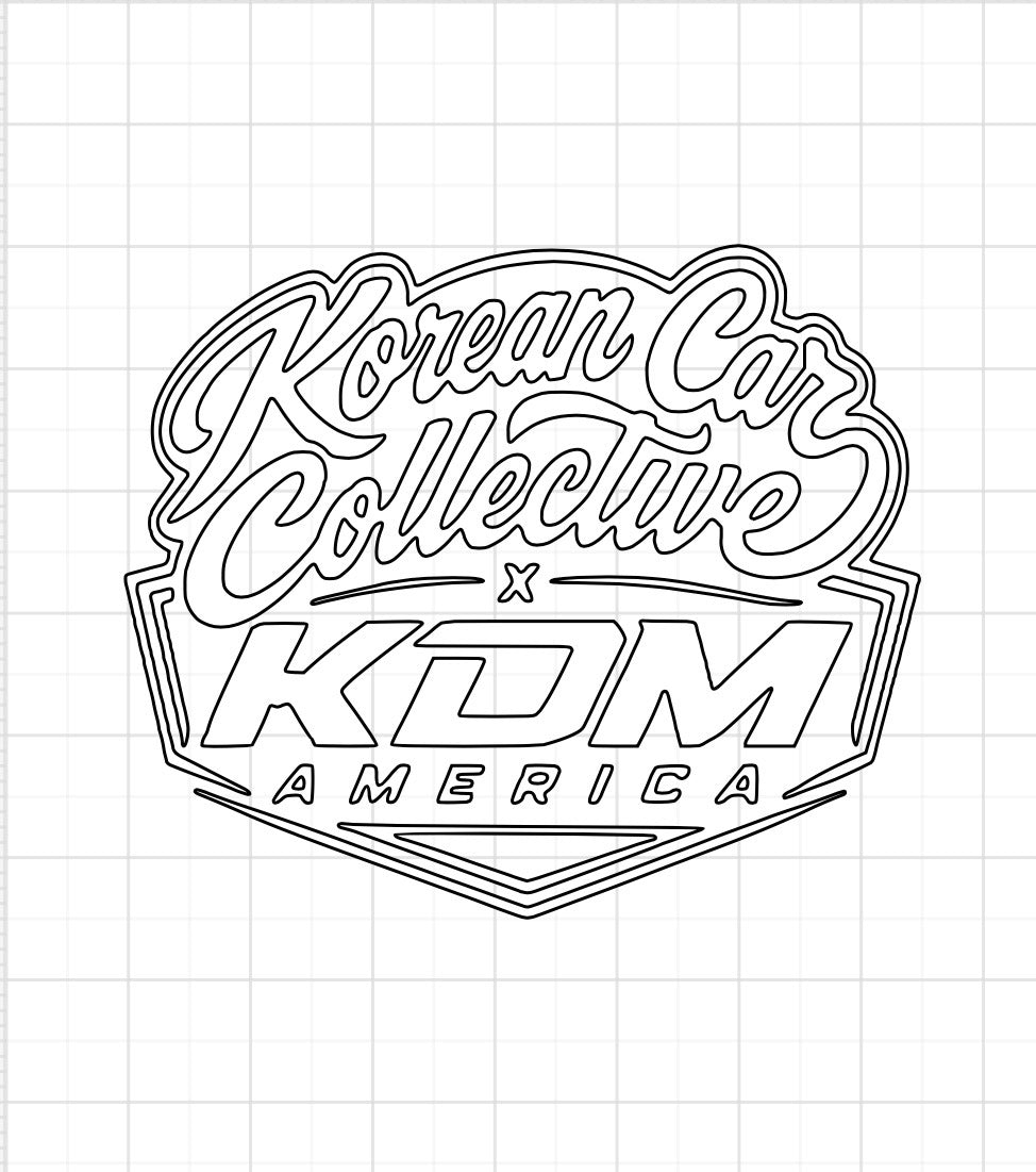 kcc x kdma collab 6.5”x5.5”