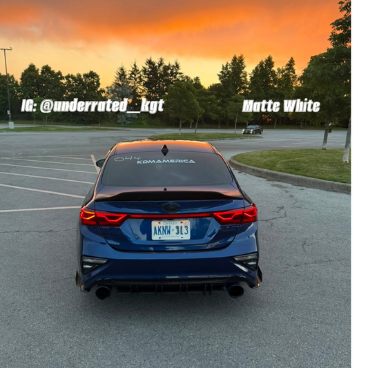 kdmamerica front/rear banner (22.5"x 2.5” NO EST 2024)