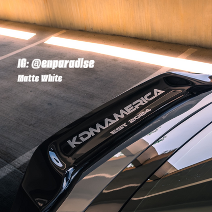 kdmamerica front/rear banner (22.5"x 4” W EST 2024)