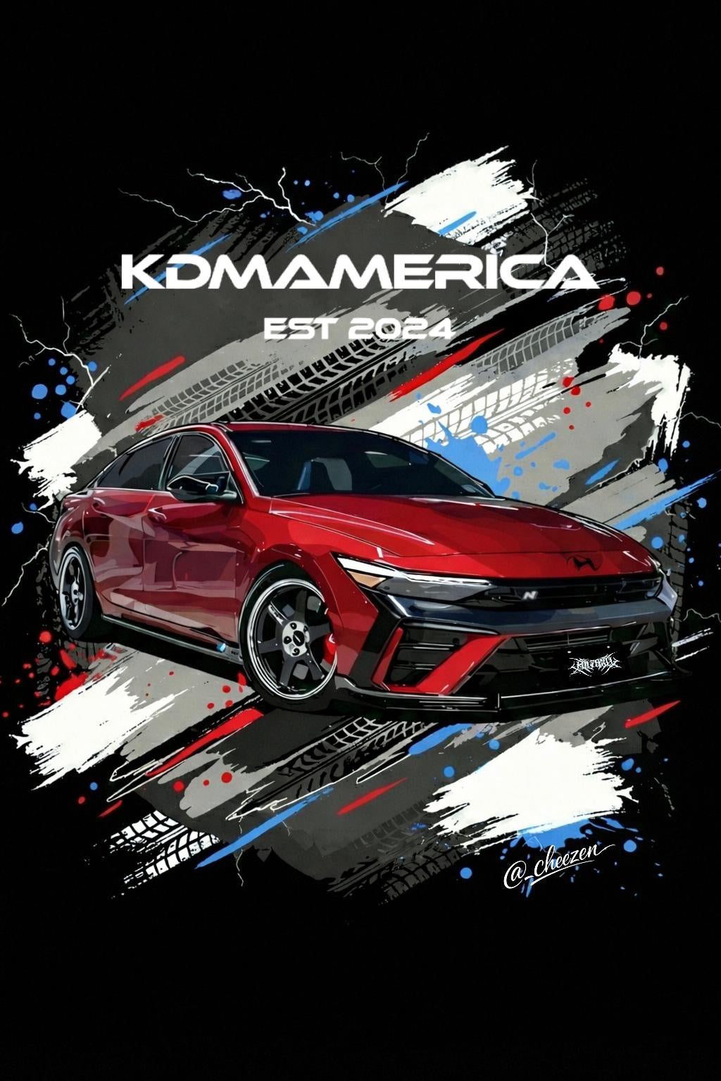 RuinedKDMAMERICA Collab Tee