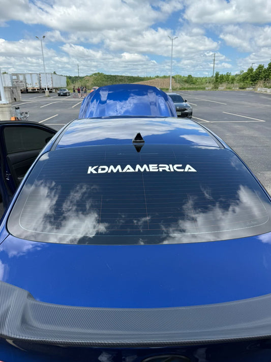 kdmamerica front/rear banner (22.5"x 2.5” NO EST 2024)